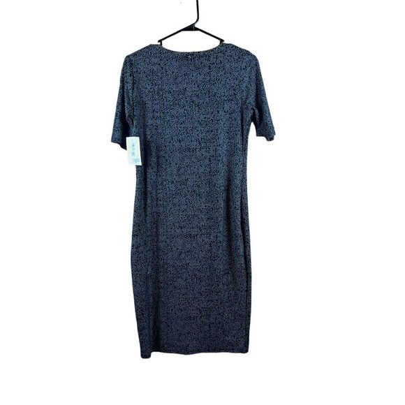 LulaRoe Julia Women's Black Speckled Long Dress - Picture 2 of 6